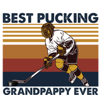 Best Pucking Grandpappy Ever Funny Hockey Grandpa Saying Cute Gift Button