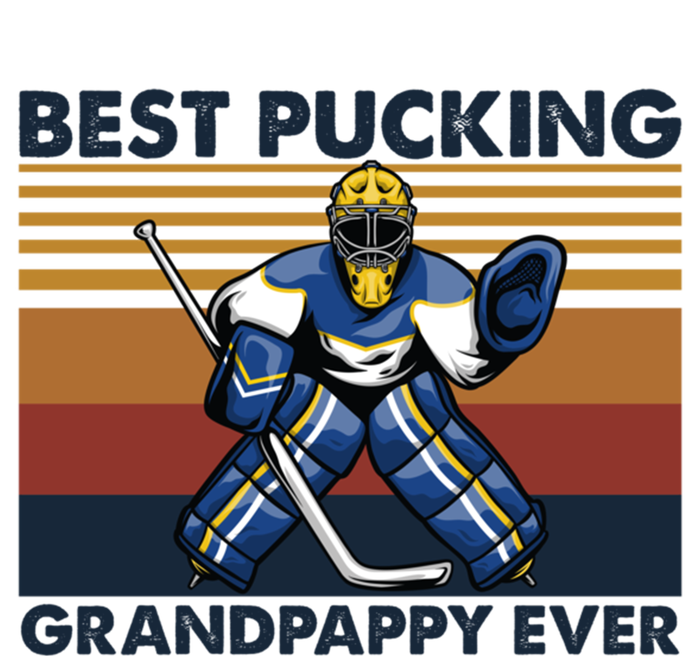 Best Pucking Grandpappy Ever Funny Hockey Grandpa Saying Gift T-Shirt