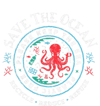 Ocean Conservation Please Keep The Sea Plastic Free Women's Tri-Blend 3/4-Sleeve Raglan Shirt