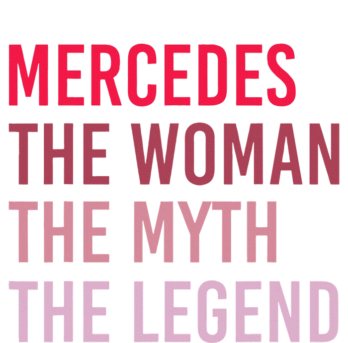 Mercedes Woman Myth Legend Personalized Name Birthday Gift T-Shirt