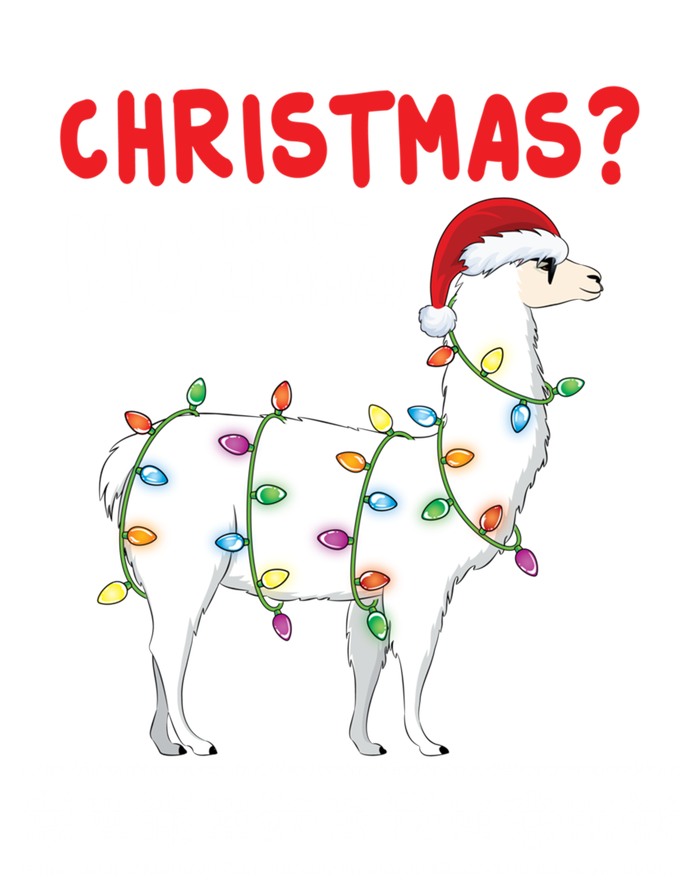 Christmas Llama No Probllama Funny Ugly Christmas Gift T-Shirt