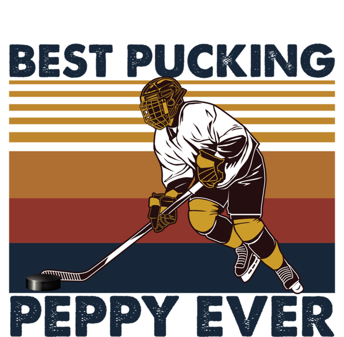 Best Pucking Peppy Ever Funny Hockey Grandpa Saying Gift T-Shirt