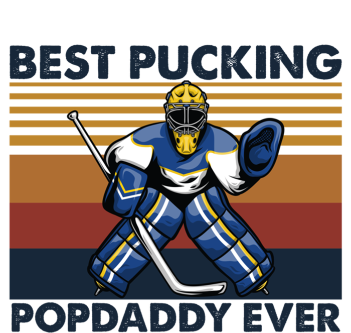 Best Pucking Popdaddy Ever Funny Hockey Grandpa Saying Cool Gift 16 in Basic Backpack