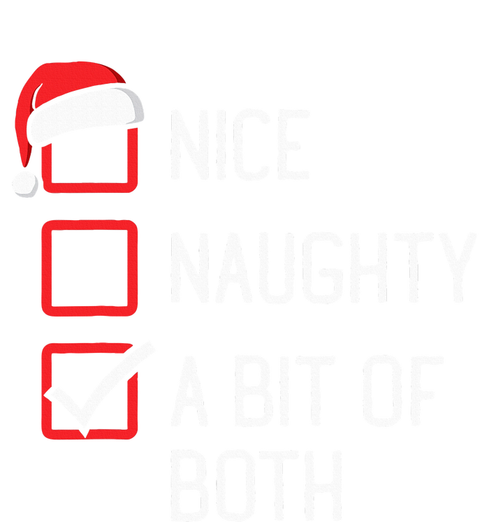 Nice Naughty List A Bit Of Both Christmas T-Shirt