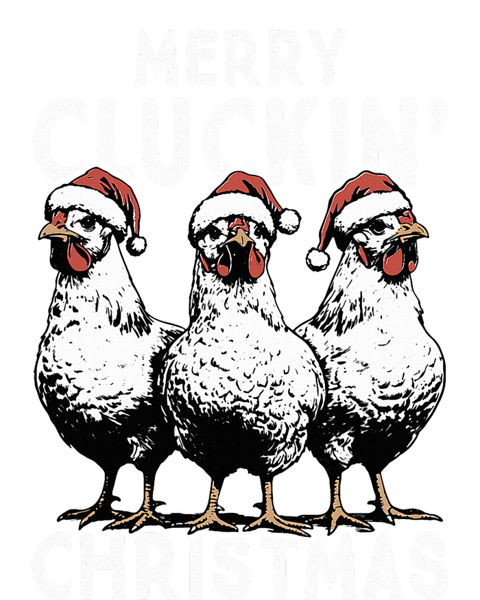 Merry Cluckin Christmas Funny Christmas Graphic Toddler Fine Jersey T-Shirt