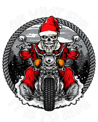 Oh What Fun It Is To Ride Christmas Santa Motorcycle Biker T-Shirt