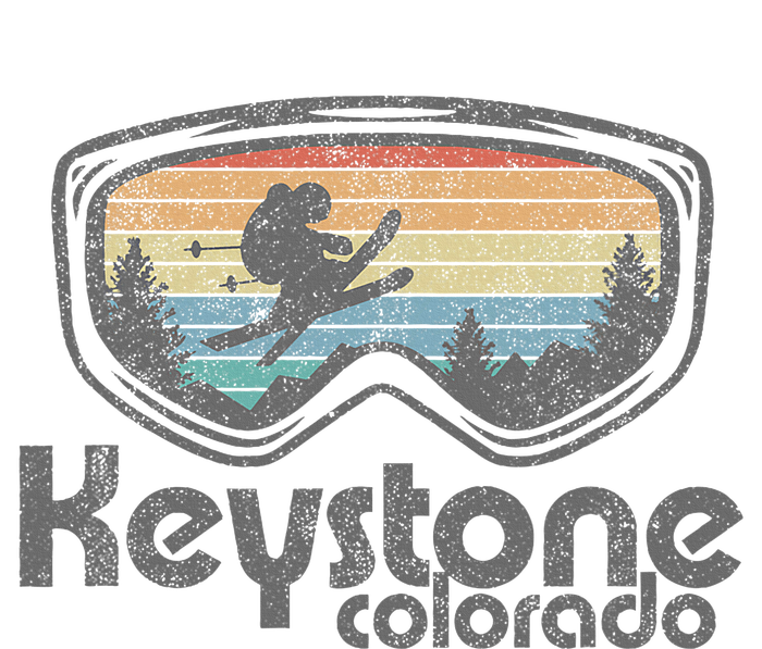 Keystone Colorado Ski Mountain Skiing Retro Vacation Gift T-Shirt