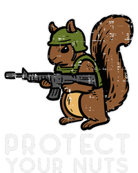 Squirrel Protect Your Nuts Funny Chipmunk Women Boy Button