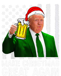 Make Christmas Great Again Beer Drinking Xmas Trump Women's V-Neck T-Shirt