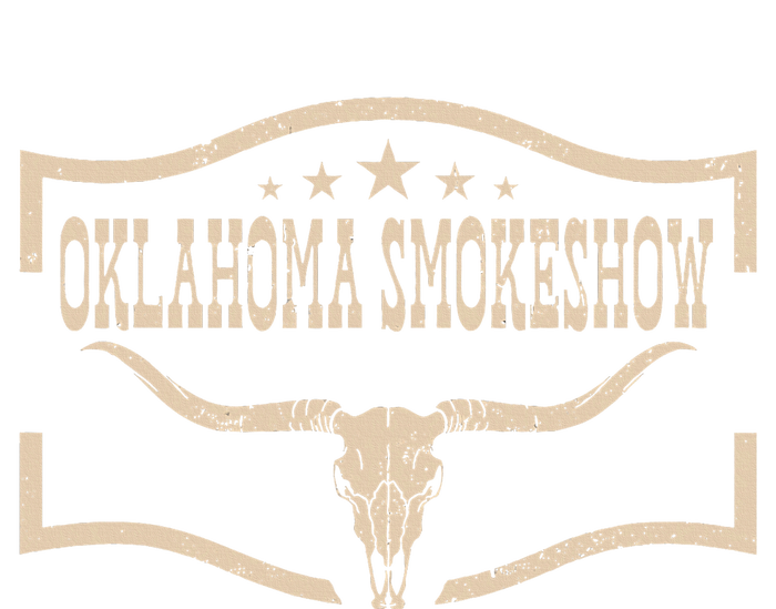 Oklahoma Bullskull With Feathers And Dreamcatcher Smokeshow Drawstring Bag