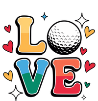 Golf Love Cute Golfing N And Colorful Golfer Meaningful Gift T-Shirt