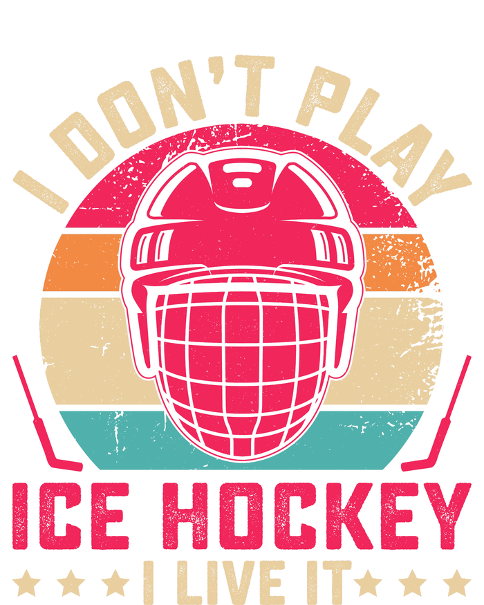 Ice Hockey Winter Sports Passion Graphic V-Neck T-Shirt