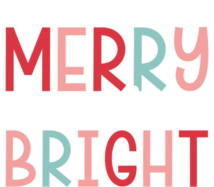 Merry And Bright Holiday Season Winter Vibes Christmas Gift T-Shirt