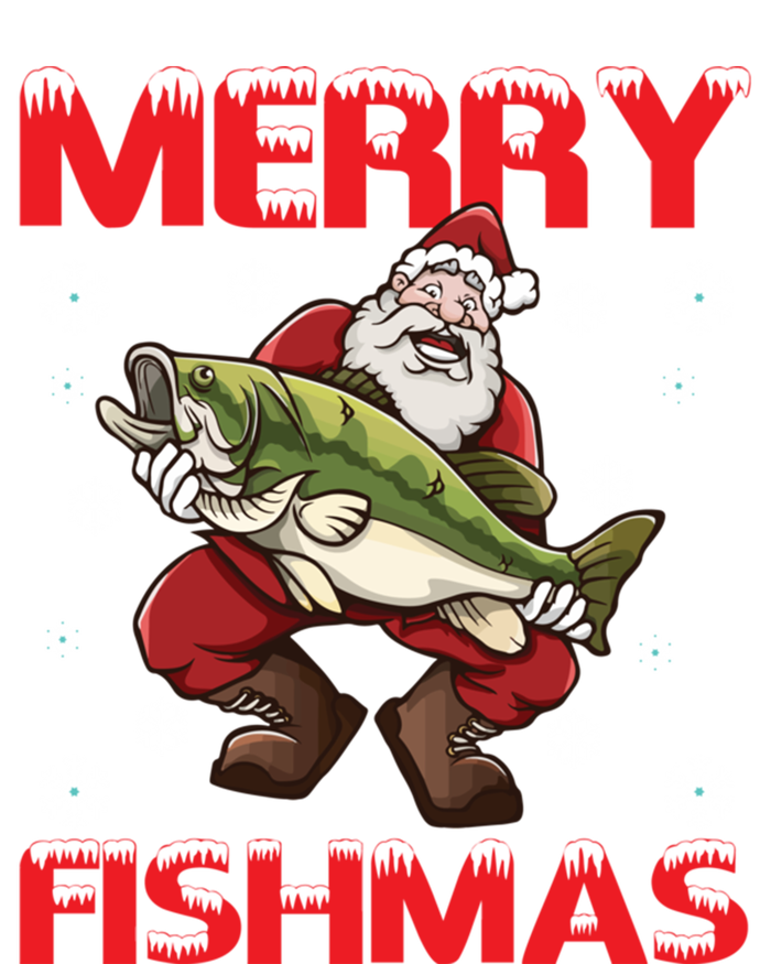 Merry Fishmas Christmas Fishing Fish Gift T-Shirt