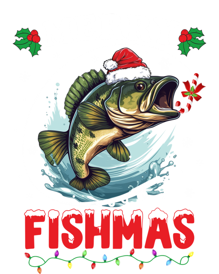 Merry Fishmas Fish Funny Fishing Christmas Dad Gift Toddler Long Sleeve Shirt