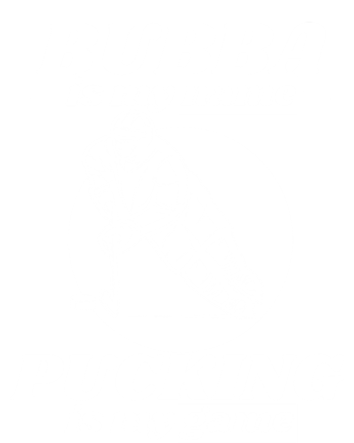 Bubba Is My Name Pucking Is My Game FatherS Day Sports Great Gift Women's V-Neck T-Shirt