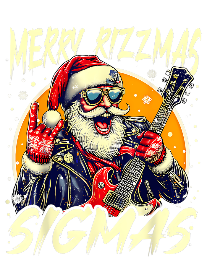 Merry Rizzmas Christmas Rizz Cool Santa Sunglasses Xmas Cooling Performance Crew T-Shirt