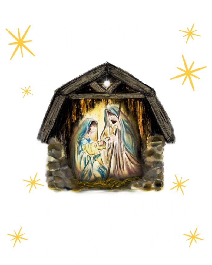 Christmas Nativity Jesus Is The Reason For The Season Ger Gift Tall Long Sleeve T-Shirt