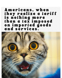 A Tariff Meme With A Funny Image Of A Surprised Cat T-Shirt