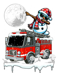 Dabbing Snow On Fire Truck Christmas Driver Lover Gift Doggie Tank