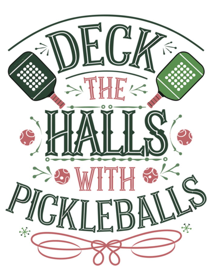 Deck The Halls With Pickleballs Pickleball Christmas Great Gift T-Shirt