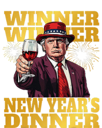 Trump Winner New YearS Dinner Funny Trump Drinking Wine T-Shirt