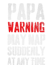 Funny Vintage Sign Papa Warning May Nap Suddenly At Any Time Yupoong Adult 5-Panel Trucker Hat