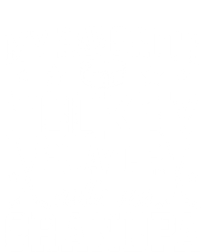 Favorite Hockey Player Calls Me Grandpa Ice Hockey Grandpa Funny Gift Ladies Essential Flowy Tank