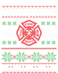 Firefighter Fire Ugly Christmas Style Gift Sweatshirt