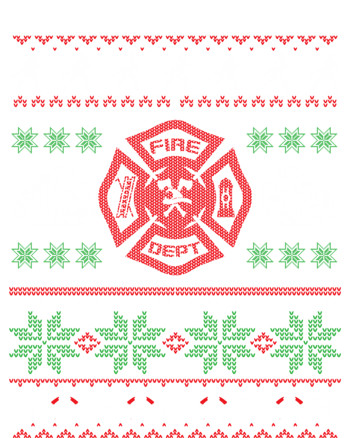 Firefighter Fire Ugly Christmas Style Gift Sweatshirt