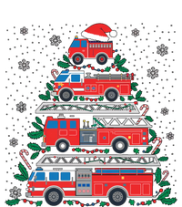 Firefighter Firetruck Santa Christmas Tree Lights Fire Gift Stripe Pom Pom Beanie