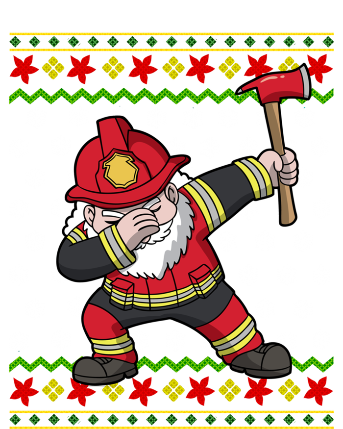 Firefighter Santa Claus Fire Ugly Christmas Fire Warden Gift T-Shirt