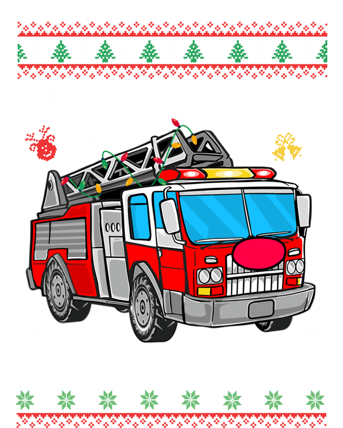 Firefighter Ugly Christmas Fire Fire Truck Party Gift Sweatshirt