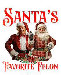 SantaS Favorite Felon Since 2024 Christmas Xmas Funny Trump T-Shirt