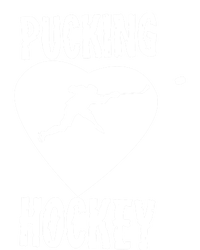 Funny Pucking Love Hockey Adult Novelty Player Fan Gift Full-Length Apron With Pockets