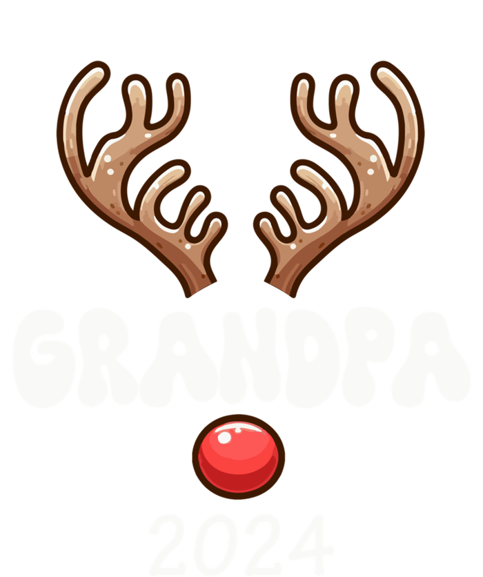 Grandpa 2024 Christmas Reindeer Proud Family Costume Parties Gift T-Shirt