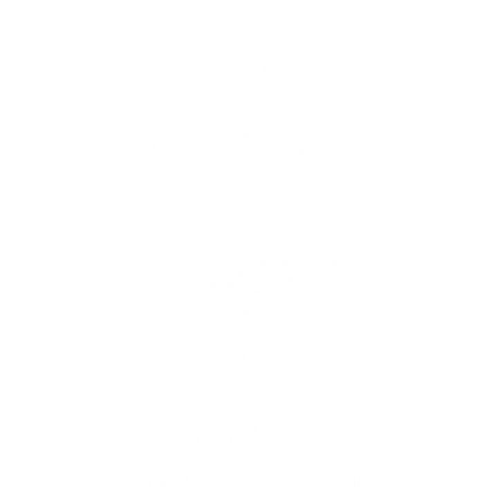 Flat Earth Society Question Everything Flat Earth Gift Full Zip Hoodie