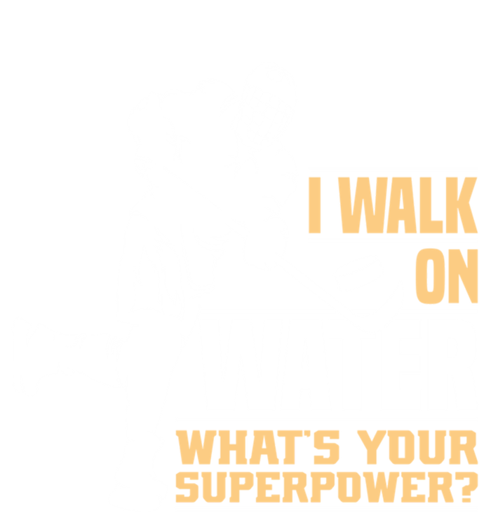 I Walk On Water Funny Ice Hockey Gift Sustainable Beanie