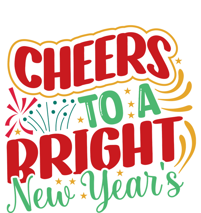 Cheers To A Bright New Year Celebration Graphic T-Shirt