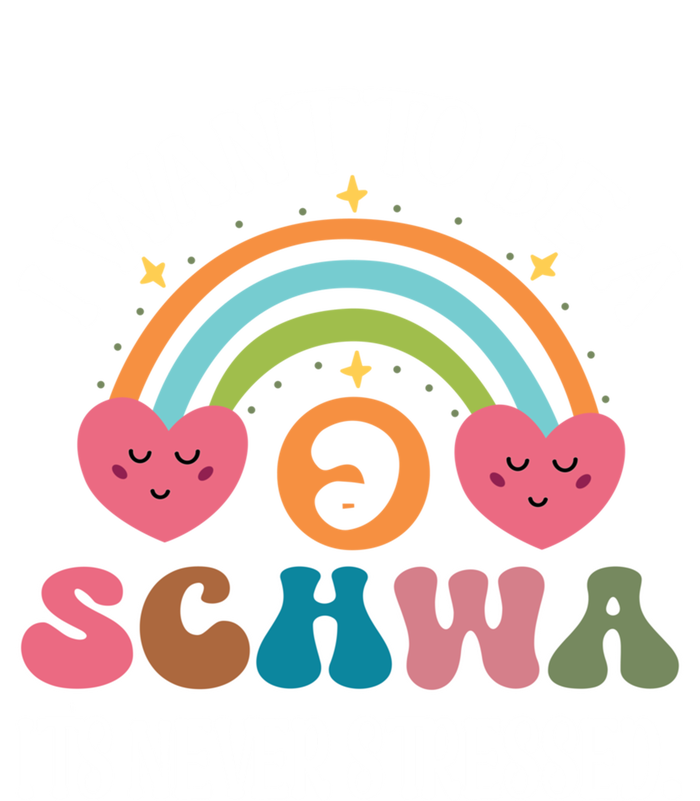 I Want To Be A Schwa ItS Never Stressed Science Of Reading Gift Tie Dye Hoodie