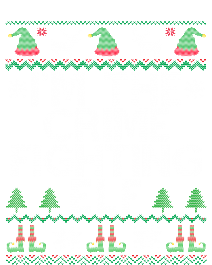 IM The Crime Fighting Elf Police Officer Ugly Christmas Cop Meaningful Gift Kids Hoodie