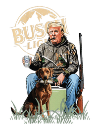 Retro Trump Hunting Deer Funny Beer Drinking Hunting Gift T-Shirt