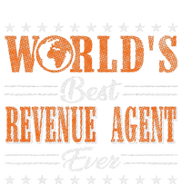 Retro Motif Worlds Best Revenue Agent Cooling Performance Long Sleeve Crew