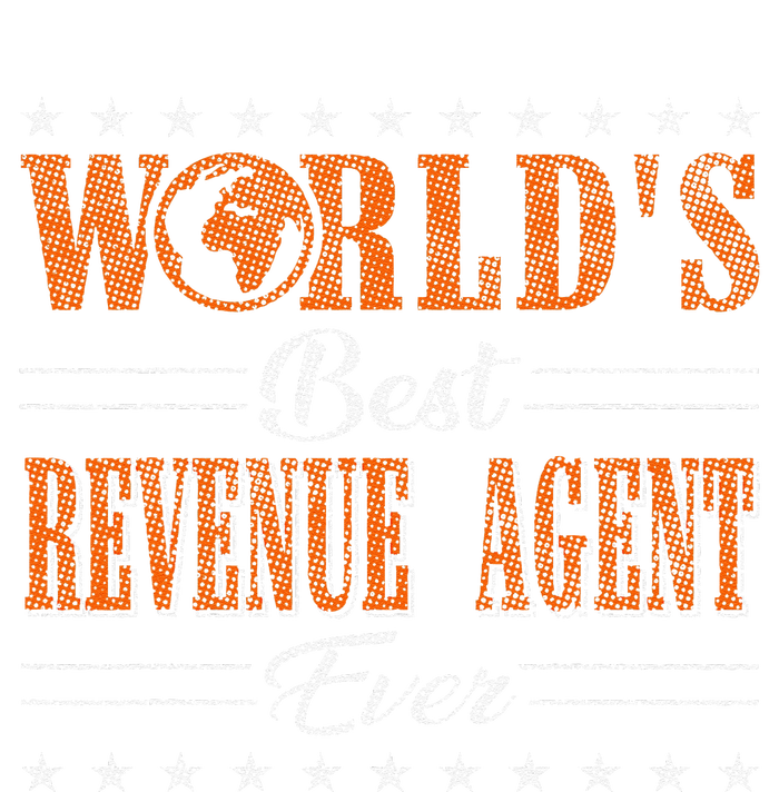 Retro Motif Worlds Best Revenue Agent Cooling Performance Long Sleeve Crew