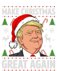 Make Christmas Great Again Funny Trump Ugly Christmas Gift Women's Tri-Blend 3/4-Sleeve Raglan Shirt