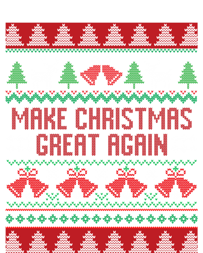 Make Christmas Great Again Funny Trump Ugly Christmas Gift Sweatshirt