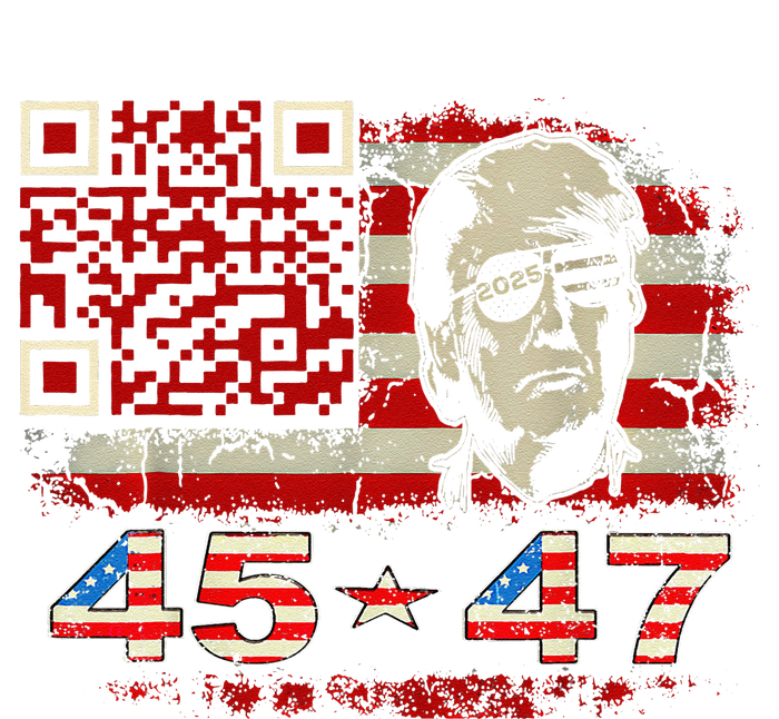 Funny Qr Scan Me President Trump 4547 Trump Dancing Code Sustainable Beanie