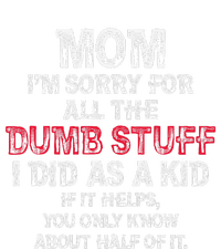 Mom IM Sorry For All The Dumb Stuff I Did As Funny Magnet