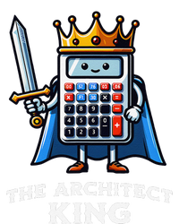 The Architect King Funny Illustration Calculator T-Shirt