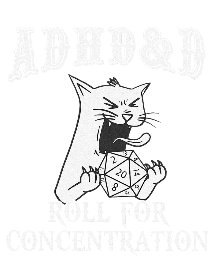 Vintage Adhd&D Roll For Concentration Funny Hoodie